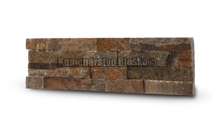 Remienok Rusty Quarzite Flat Wet